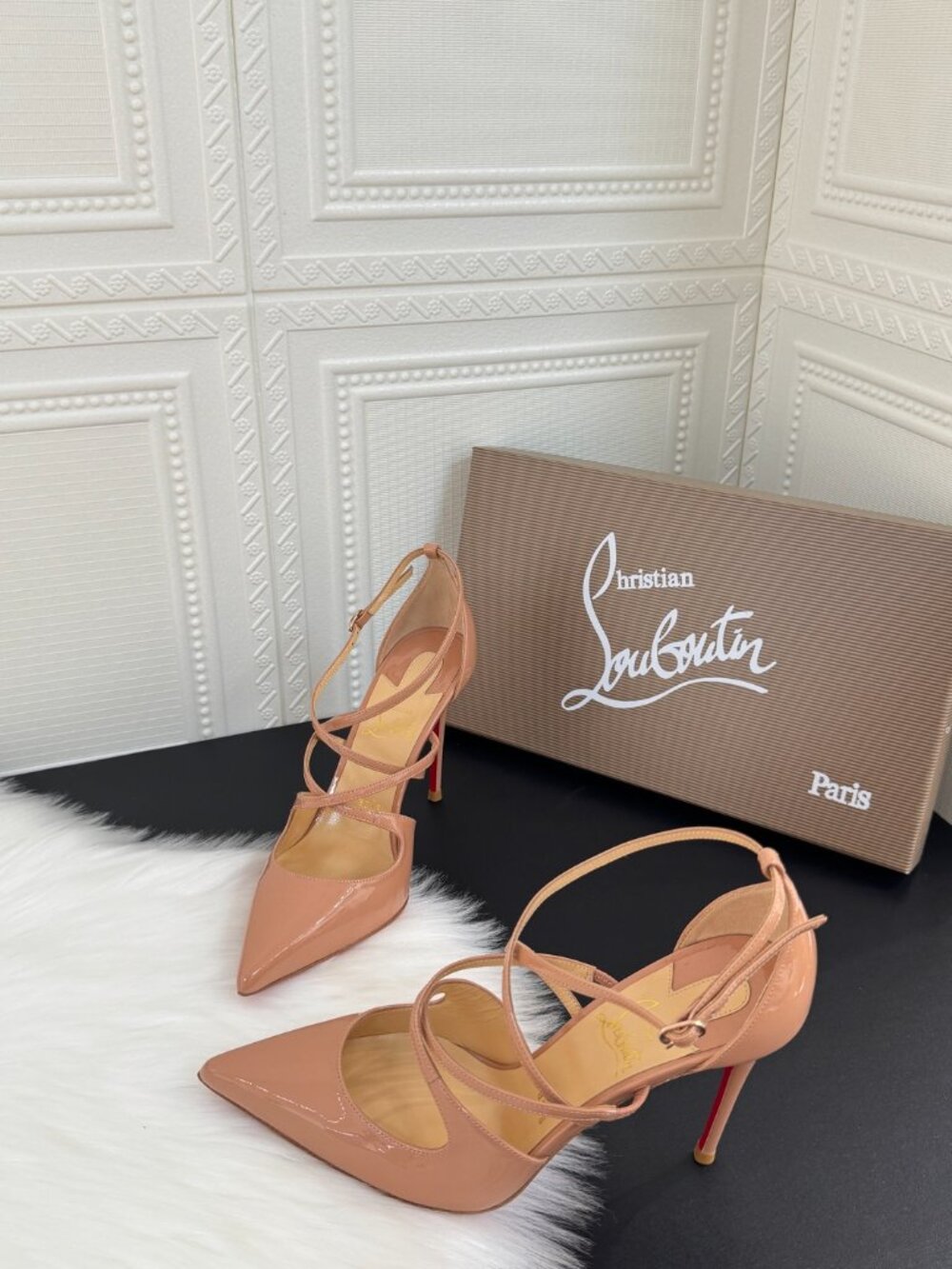 Christian Louboutin Crosspiga 105mm Pumps - Picture 3 of 9